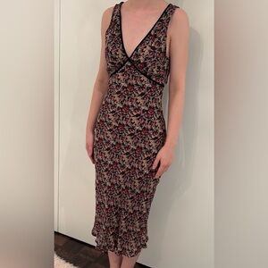 REALISATION Silk Floral Stephanie Dress